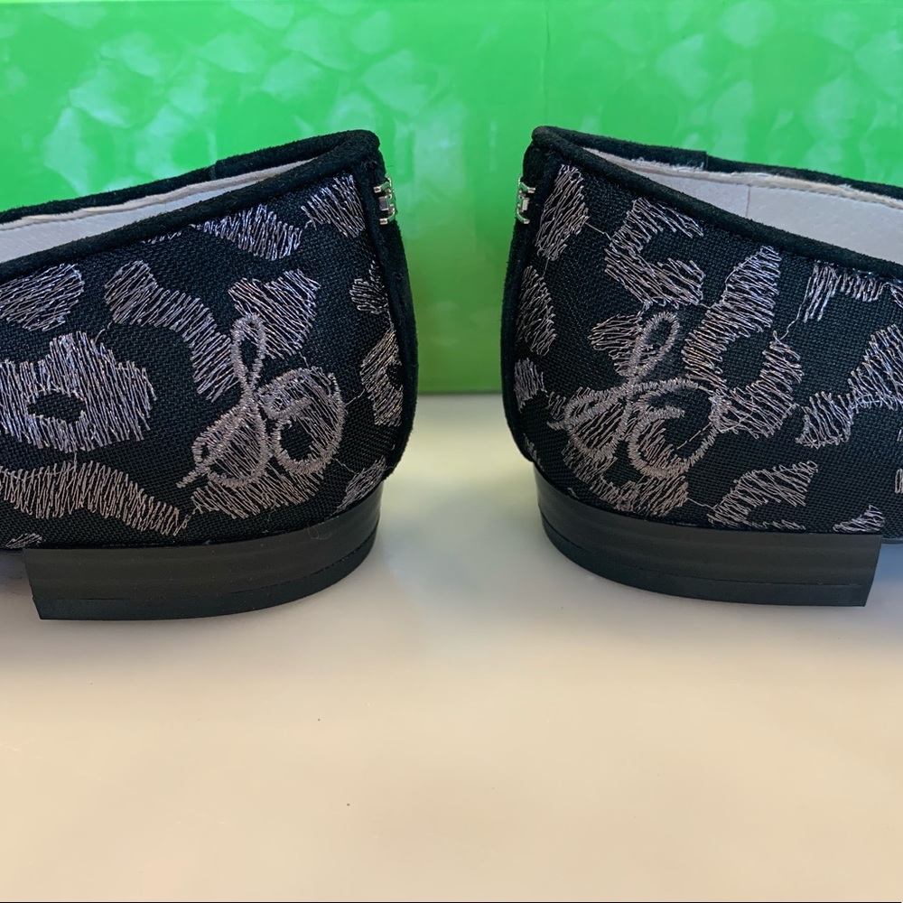 Sam Edelman Black Leopard Loafers - Picture 5 of 6